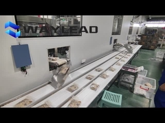 خط بسته بندی خودکار کم سر و صدا کنترل PLC دستگاه بسته بندی میان وعده ها