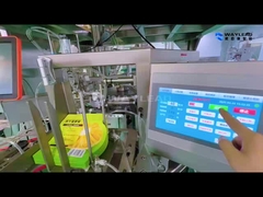 اسنک ها آجیل ها دستگاه بسته بندی Doypack برای یک PE PE فیلم کامپوزیت فیلم کاغذی