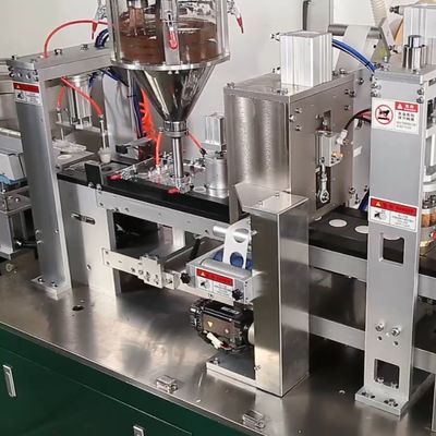 0.6Mpa فشار هوا دستگاه پر کردن کپسول قهوه با بازوی خروجی سوئیچ