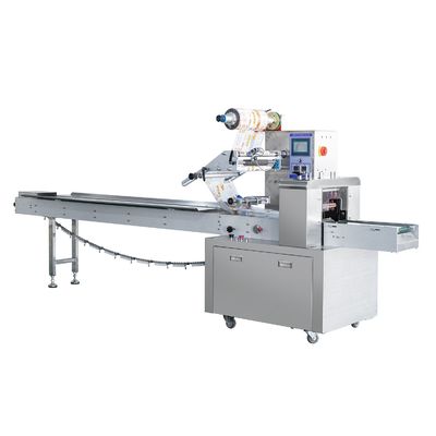 دستگاه بسته بندی جریان افقی Waylead WZ220 الکتریکی Hffs 30-150 کیسه در دقیقه SUS304
