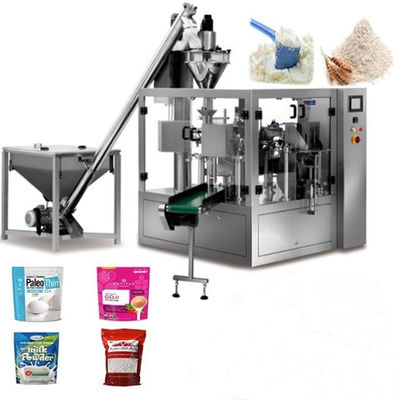 Rotary Doypack Packaging Machine with Vacuum/Nitrogen Filling, Dust Removal System, and Residual Oxygen <0.5%
